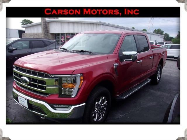 2023 Ford F-150 XL in Rapid Red — front three-quarter view