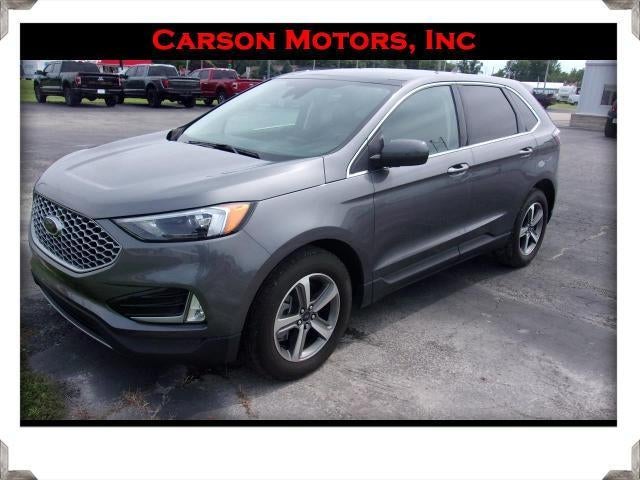 2024 Ford Edge SEL in Gray — front three-quarter view