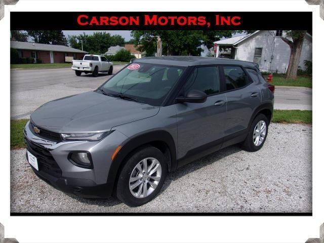 2023 Chevrolet Trailblazer LS in Sterling Gray Metallic — front three-quarter view